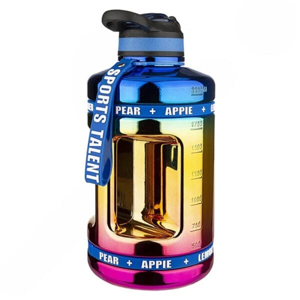 قمقمه مدل لیزری Jug Water نی دار گنجایش 2.2 لیتر