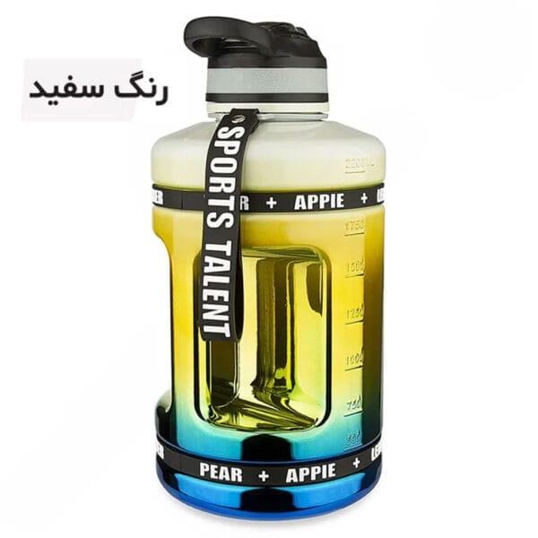 قمقمه مدل لیزری Jug Water نی دار گنجایش 2.2 لیتر
